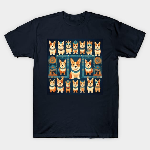 Egyptian Corgis T-Shirt by AtomicChonk